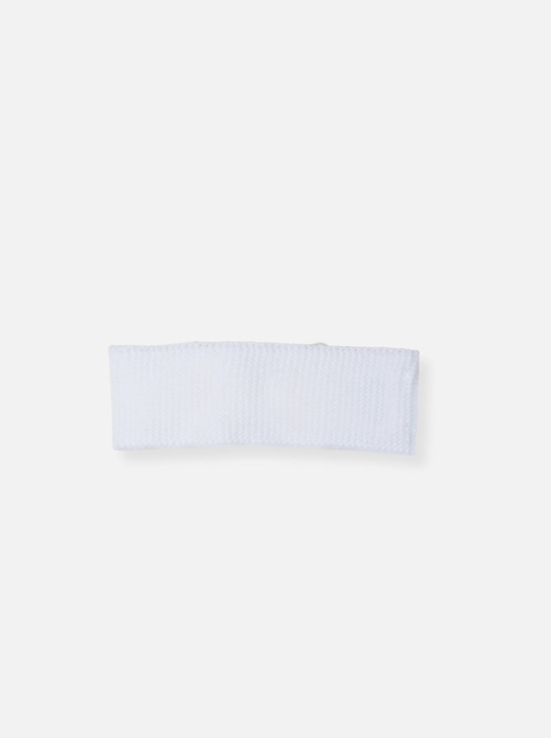 Bandeau bébé avec nœud Blanc - Kiabi