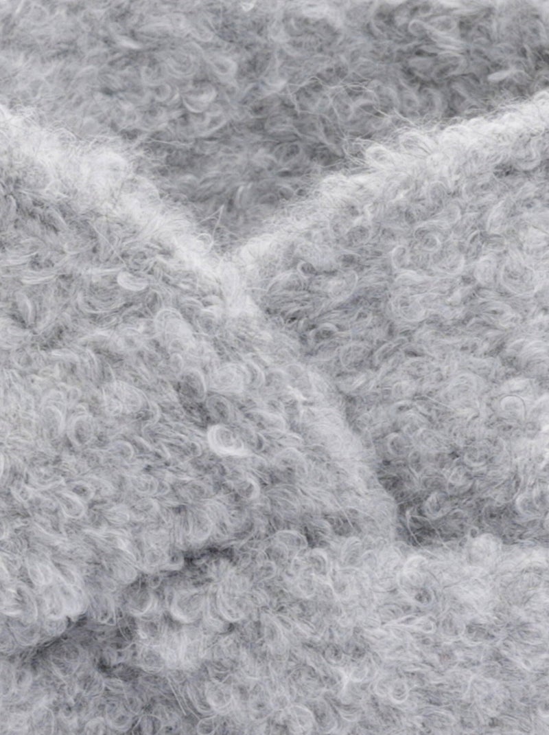 Bandeau chaud en maille mousseuse - AFIBEL Gris - Kiabi