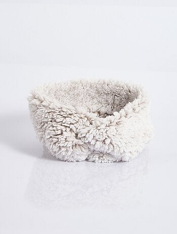 Bandeau chaud en polaire façon sherpa - afibel