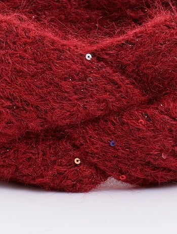 Bandeau chaud maille brillante à sequins - AFIBEL