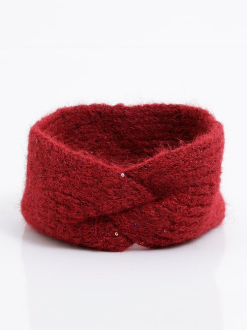 Bandeau chaud maille brillante à sequins - AFIBEL - Kiabi