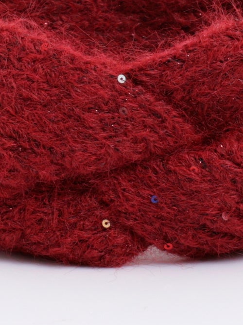 Bandeau chaud maille brillante à sequins - AFIBEL - Kiabi