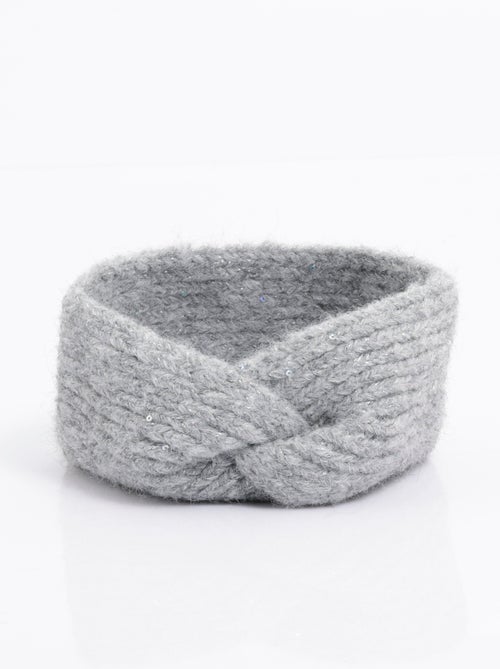 Bandeau chaud maille brillante à sequins - AFIBEL - Kiabi