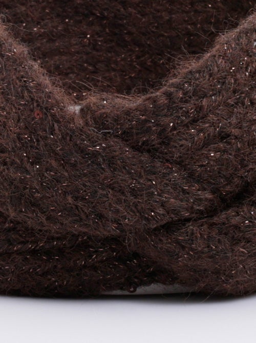 Bandeau chaud maille brillante à sequins - AFIBEL - Kiabi