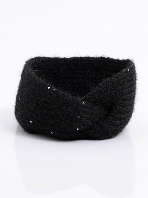 Bandeau chaud maille brillante à sequins - AFIBEL - Kiabi