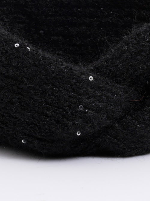 Bandeau chaud maille brillante à sequins - AFIBEL - Kiabi
