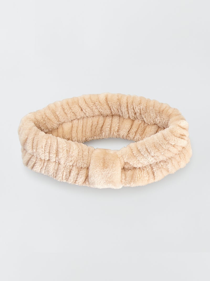 Bandeau cheveux beige - Kiabi