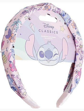 Bandeau cheveux enfant Stitch : oreilles et nœud pour fille