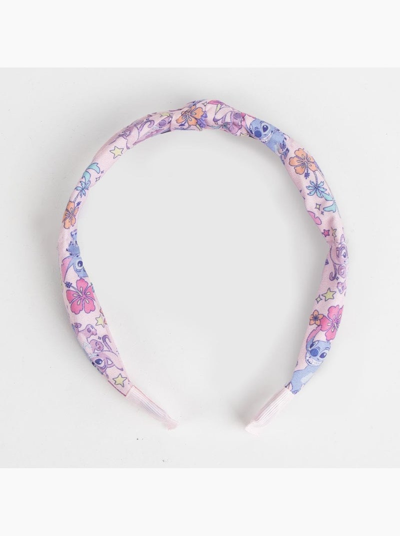 Bandeau cheveux enfant Stitch : oreilles et nœud pour fille Multicolore - Kiabi