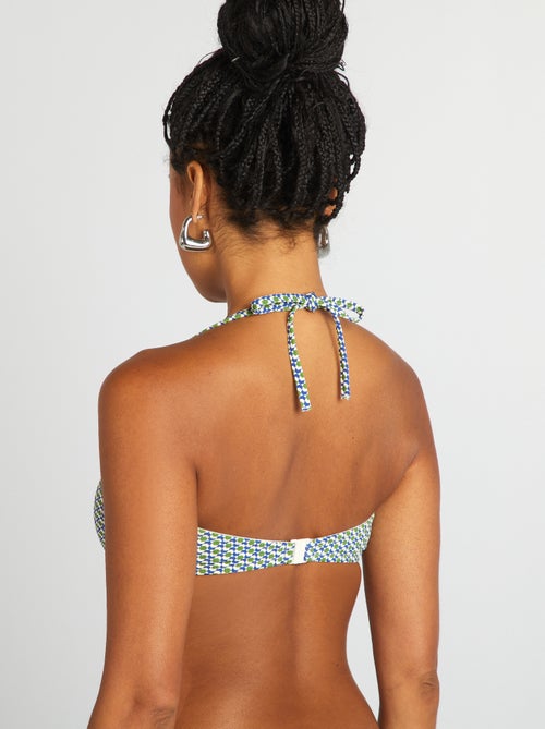 Bandeau de bain imprimé géométrique - Kiabi