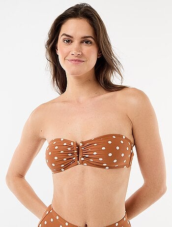 Bandeau de bain motif pois