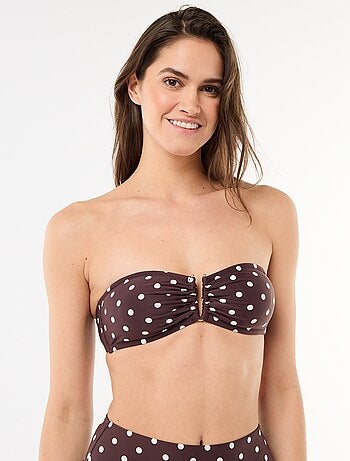 Bandeau de bain motif pois