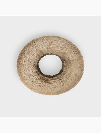 Bandeau de ski rétro en fausse fourrure homme et femme zeit camel