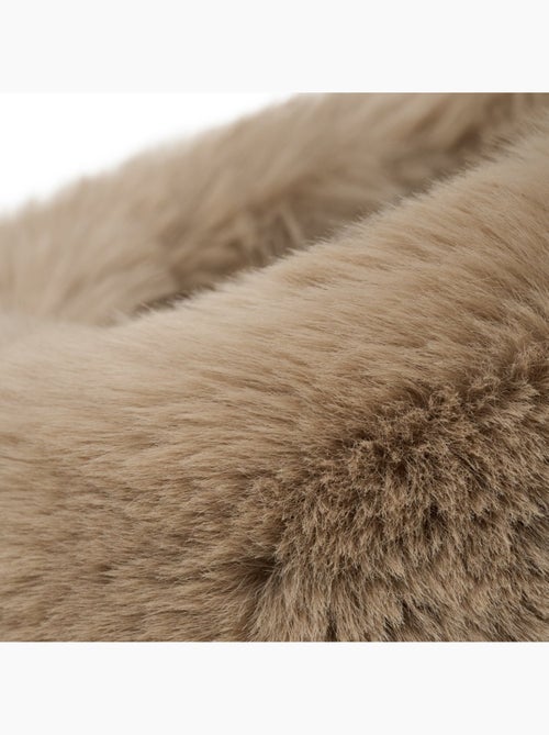 Bandeau de ski rétro en fausse fourrure homme et femme zeit camel - Kiabi Bandeau de ski rétro en fausse fourrure homme et femme zeit camel - Kiabi