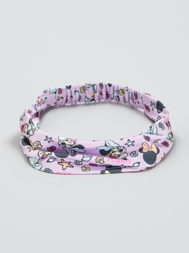 Bandeau d'été élastique 'Minnie' Violet - Kiabi