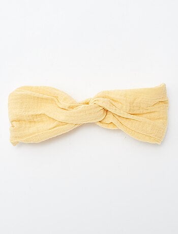 Bandeau en gaze de coton