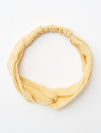 Bandeau en gaze de coton