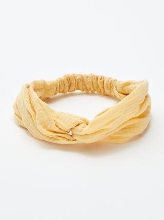 Bandeau en gaze de coton