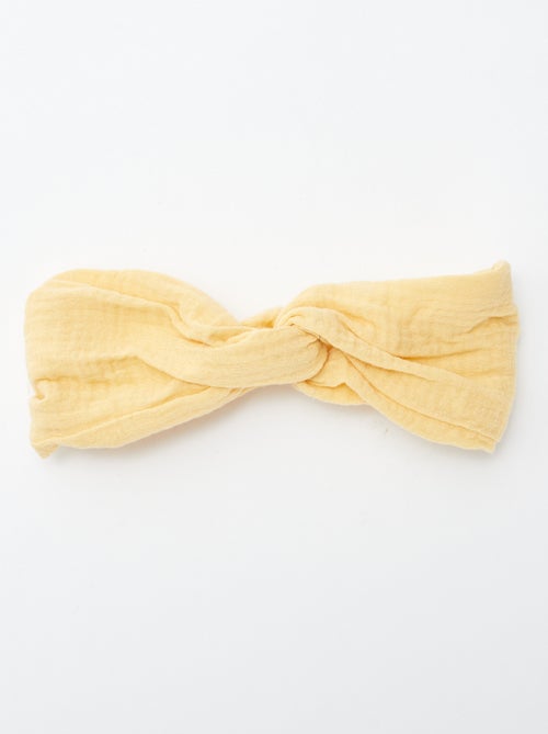 Bandeau en gaze de coton - Kiabi