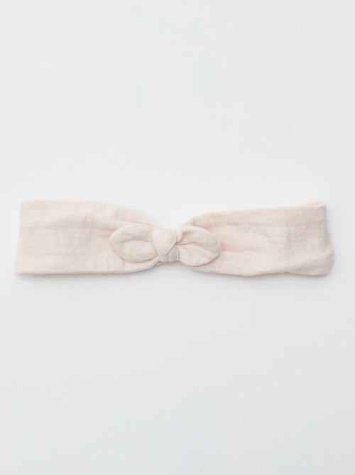 Bandeau en gaze de coton - Kiabi