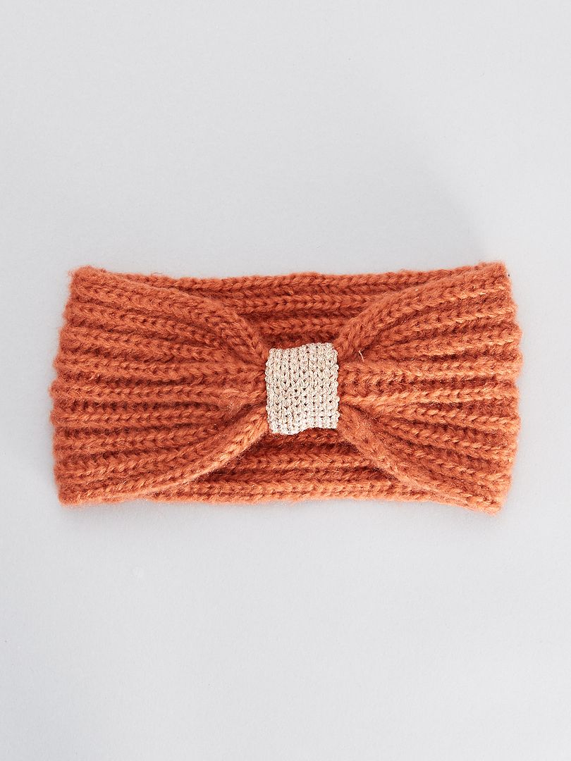 StyleBREAKER Bandeau Pour Dames En Grosse Maille Avec Motif