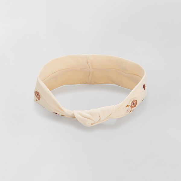 Bandeau En Jersey Bebe Fille Beige Kiabi 1 50