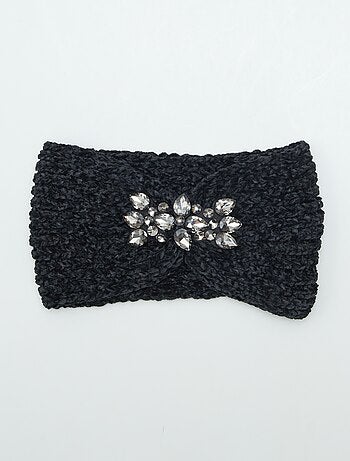 Bandeau en maille avec bijou