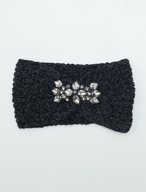 Bandeau en maille avec bijou - Kiabi