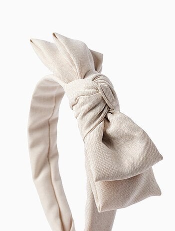 Bandeau en Tissu avec Noeud