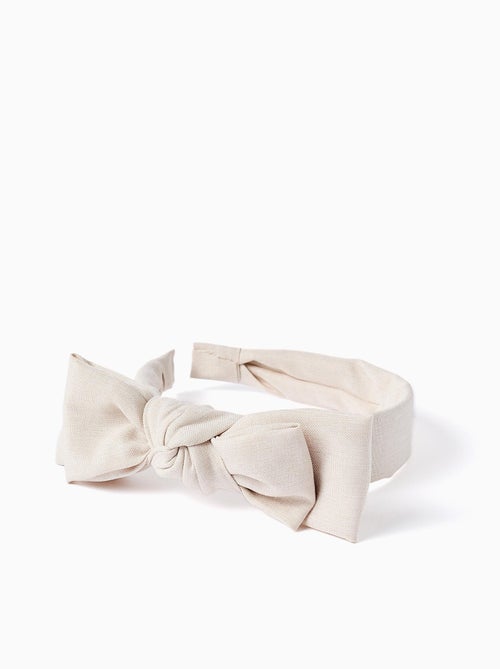 Bandeau en Tissu avec Noeud - Kiabi