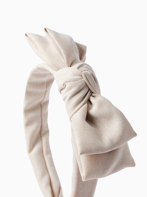 Bandeau en Tissu avec Noeud - Kiabi