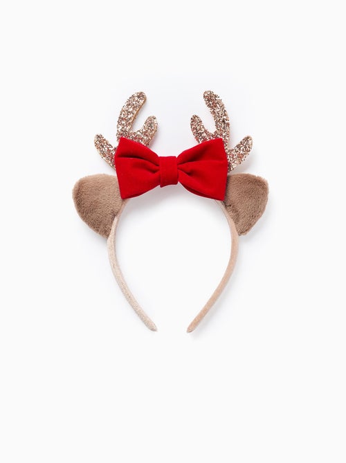 Bandeau en Velours avec Nœud et Paillettes - Kiabi