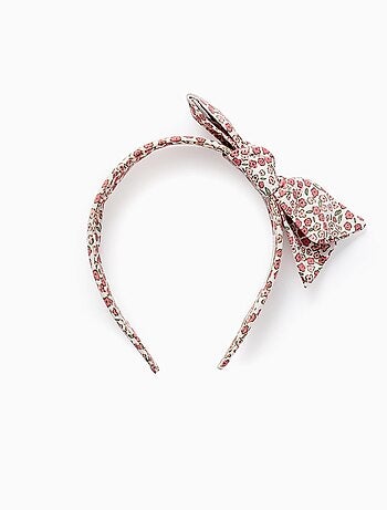 Bandeau Floral avec Nœud