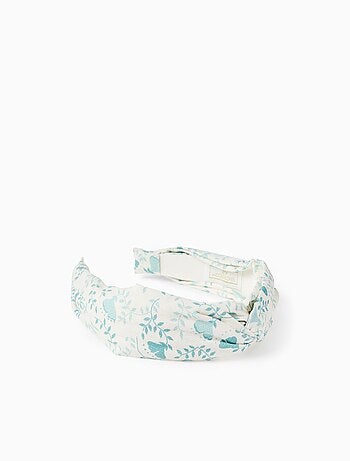 Bandeau Floral avec Nœud
