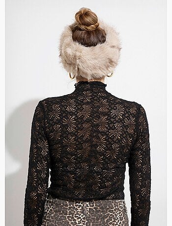 Bandeau headband chic en fourrure - AFIBEL