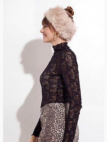 Bandeau headband chic en fourrure - AFIBEL