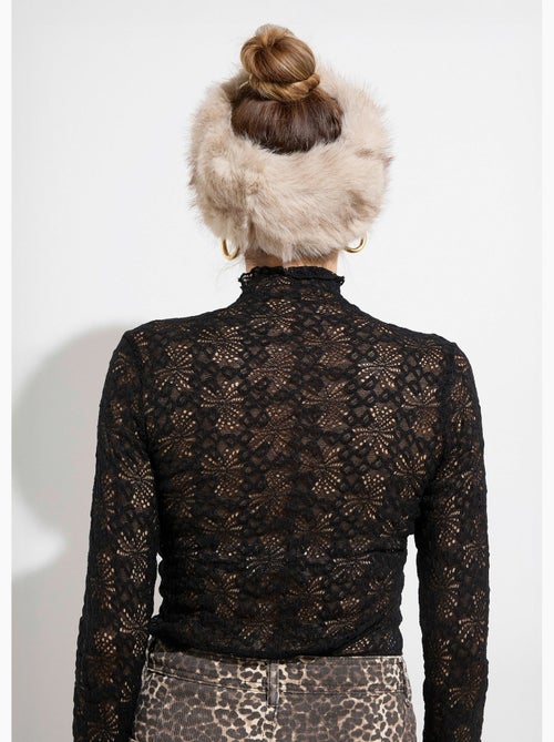 Bandeau headband chic en fourrure - AFIBEL - Kiabi