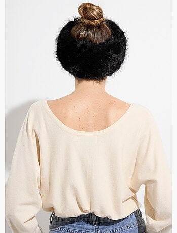 Bandeau headband chic en fourrure - AFIBEL