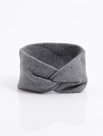 Bandeau headband torsade en maille douce - AFIBEL