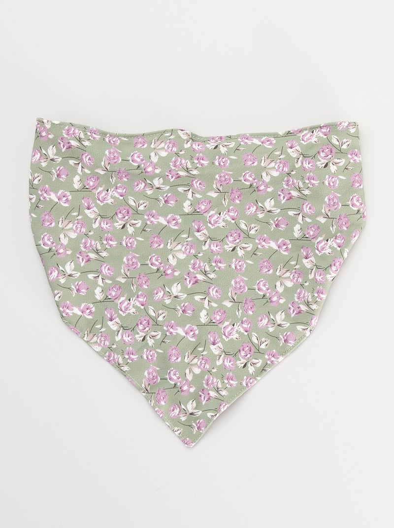 Bandeau imprimé 'fleurs' Vert - Kiabi