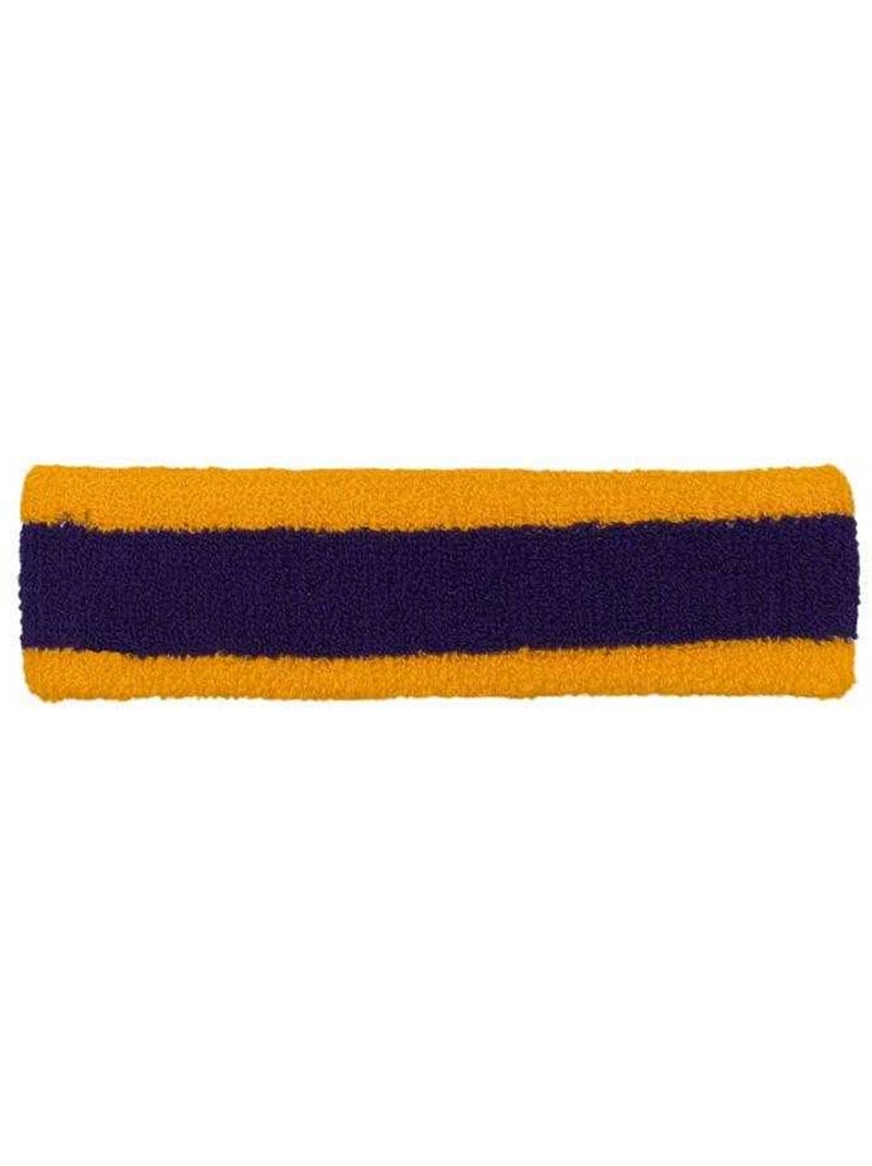 Bandeau motif/style blocs de couleurs - nike Jaune / Violet - Kiabi