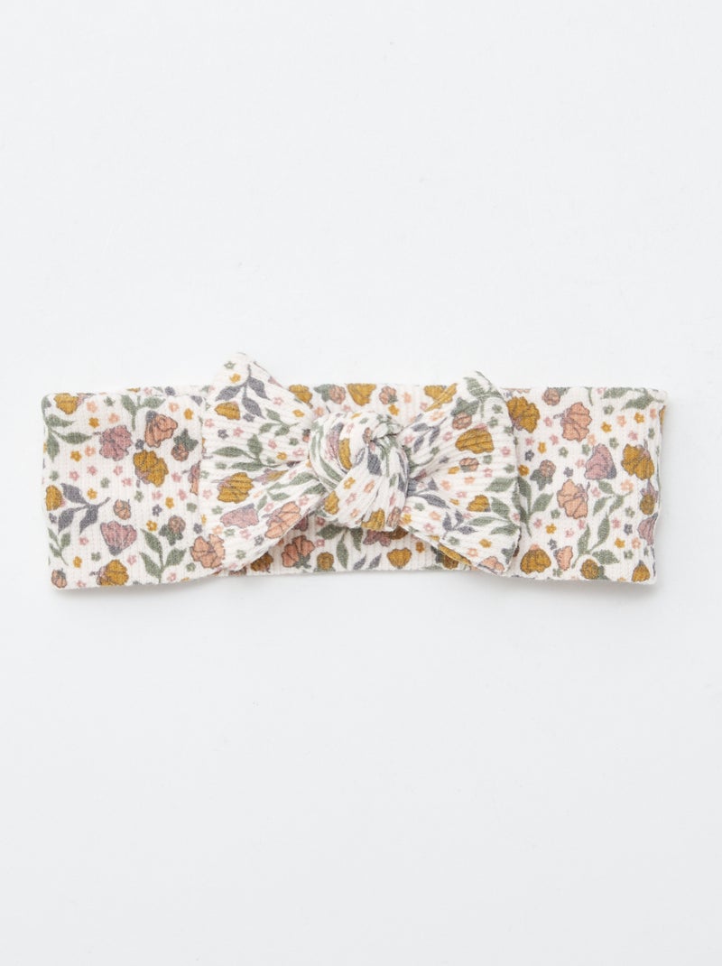 Bandeau nœud Beige - Kiabi