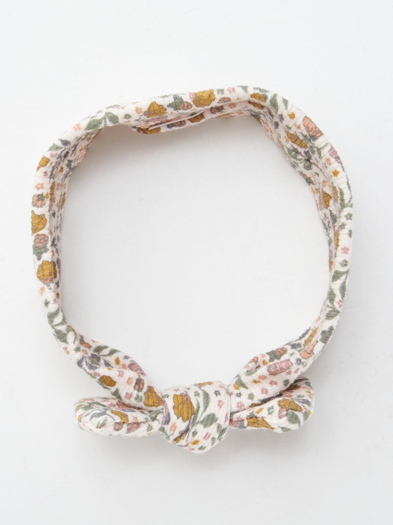 Bandeau nœud Beige - Kiabi