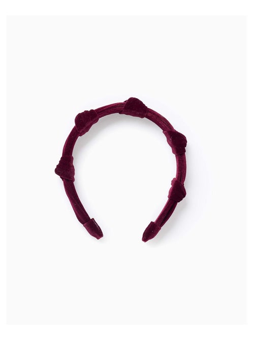 Bandeau Noué en Velours - Kiabi