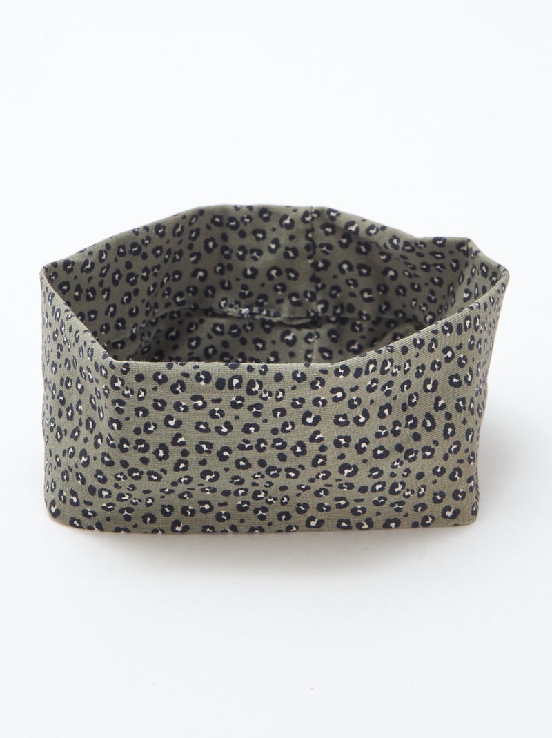 Bandeau pour cheveux à motif Kaki - Kiabi