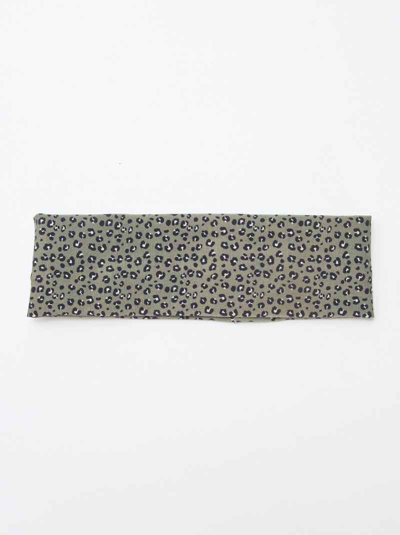 Bandeau pour cheveux à motif Kaki - Kiabi