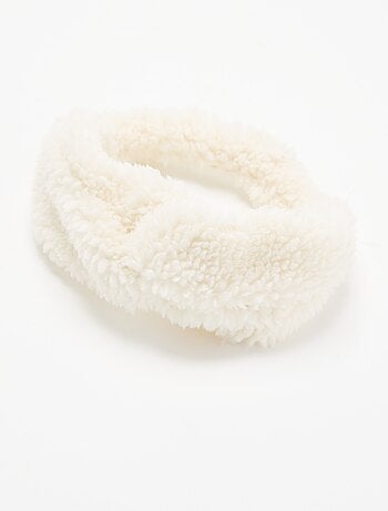 Bandeau pour cheveux effet moutonné