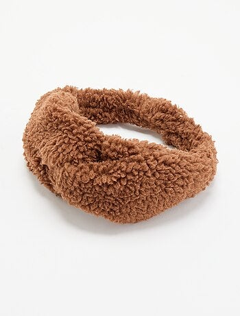 Bandeau pour cheveux effet moutonné