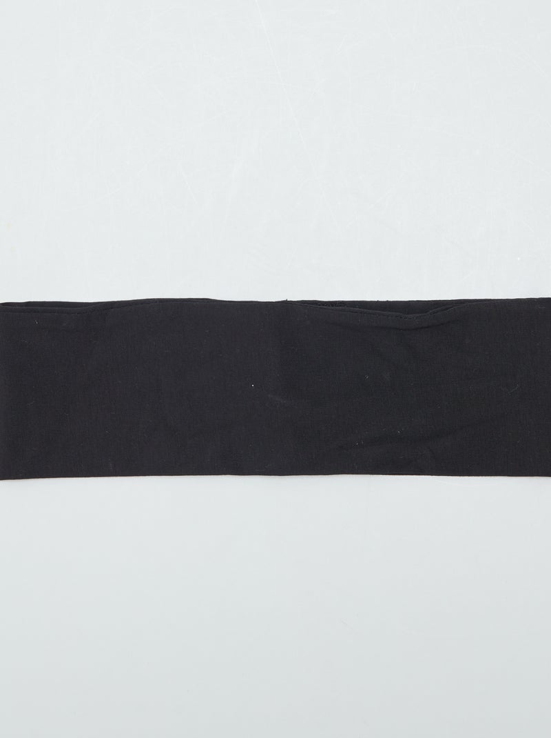 Bandeau pour cheveux Noir - Kiabi