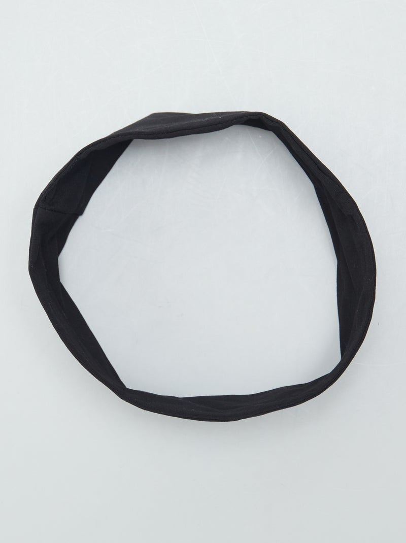 Bandeau pour cheveux Noir - Kiabi